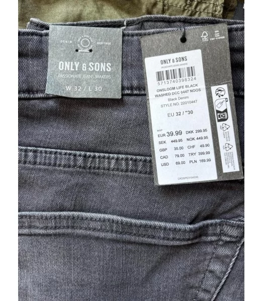 дънки only and sons 32/30