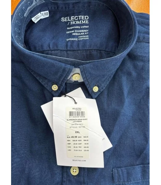 риза selected hhomme XXL