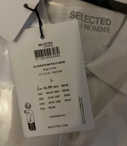 Тениска Polo Selected Homem L